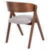 ΚΑΡΕΚΛΑ NEKKER HM9739.02 RUBBERWOOD ΣΕ ΚΑΡΥΔΙ-ΓΚΡΙ ΥΦΑΣΜΑ ΚΑΘΙΣΜΑ 56x55x78Yεκ.