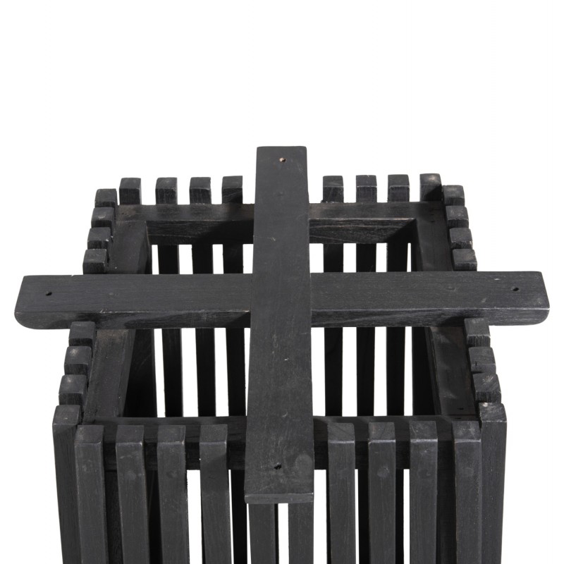 ΒΑΣΗ ΤΡΑΠΕΖΙΟΥ ΕΣΩΤ.ΧΩΡΟΥ ΤΕΤΡΑΓΩΝΗ FRANTZ HM9460.12 ΞΥΛΟ MINDI ΣΕ ΜΑΥΡΟ 60x60x73Y εκ.