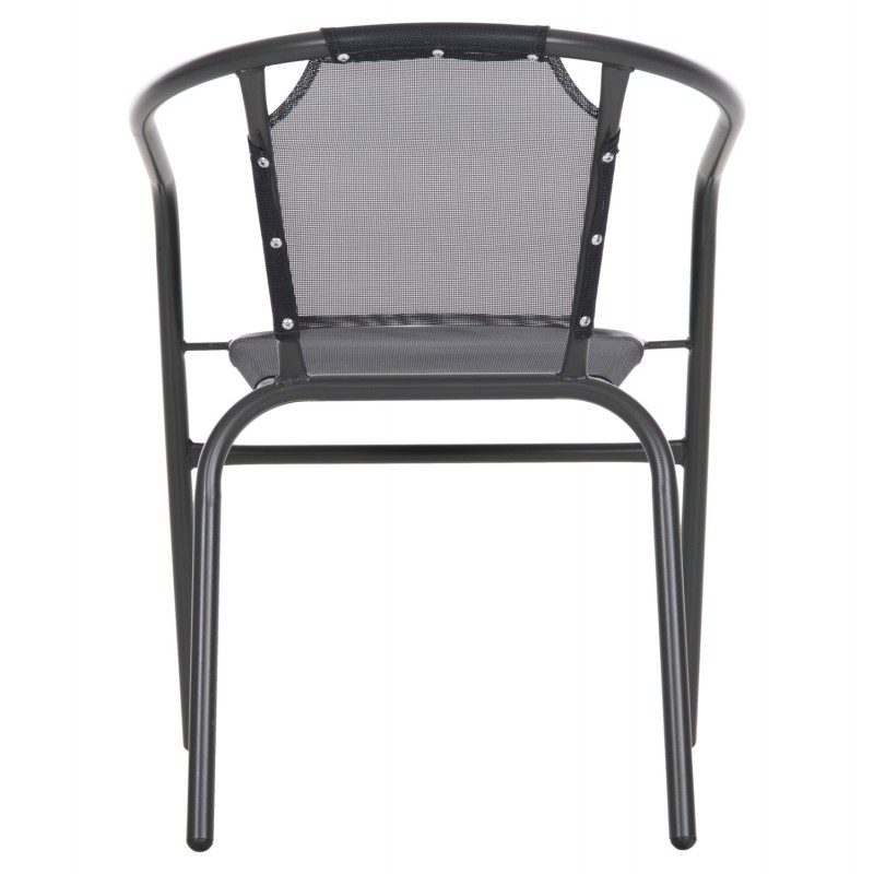 ΠΟΛΥΘΡΟΝΑ ΕΞ.ΧΩΡΟΥ LEDAN HM5977.01 ΜΕΤΑΛΛO & TEXTILENE ΓΚΡI 55x58x72Υεκ.