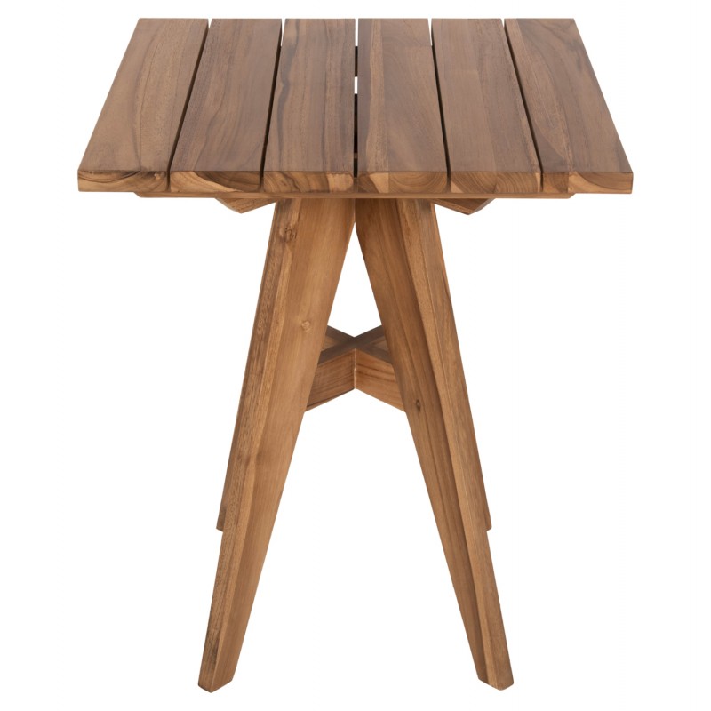 ΤΡΑΠΕΖΙ ΤΕΤΡΑΓΩΝΟ LEO HM9860.11 ΜΑΣΙΦ ΞΥΛΟ ΤΕΑΚ 60x60x75Υεκ.