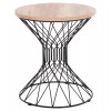 ΒΟΗΘΗΤΙΚΟ ΤΡΑΠΕΖΙ ΣΑΛΟΝΙΟΥ KEON HM18038.03 MDF TOP ΣΕ ΣΟΝΑΜΑ-ΜΕΤΑΛΛΟ Φ45x50Υεκ.