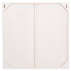 ΠΙΝΑΚΑΣ ΤΕΤΡΑΓΩΝΟΣ ΣΕΙΡΑ SANTORINI HM4507 MDF ΣΕ ΥΠΟΛΕΥΚΟ ΧΡΩΜΑ 80x4(πάχος)x80Υεκ.