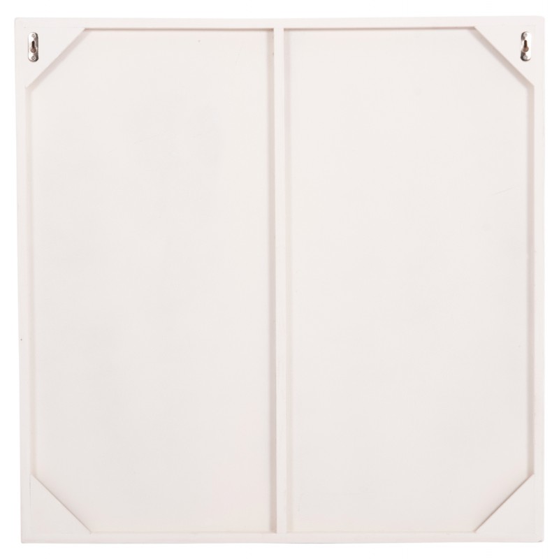 ΠΙΝΑΚΑΣ ΤΕΤΡΑΓΩΝΟΣ ΣΕΙΡΑ SANTORINI HM4507 MDF ΣΕ ΥΠΟΛΕΥΚΟ ΧΡΩΜΑ 80x4(πάχος)x80Υεκ.