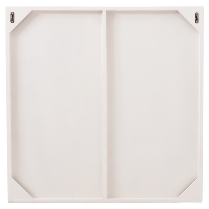 ΠΙΝΑΚΑΣ ΤΕΤΡΑΓΩΝΟΣ ΣΕΙΡΑ SANTORINI HM4508 MDF ΣΕ ΥΠΟΛΕΥΚΟ ΧΡΩΜΑ 80x4(πάχος)x80Υεκ.