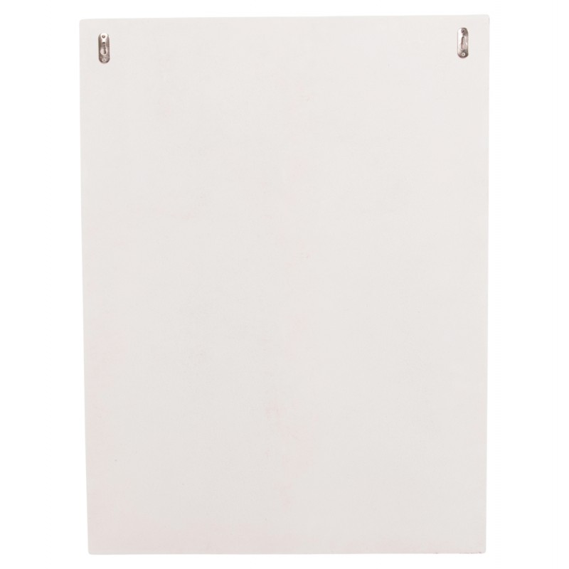 ΠΙΝΑΚΑΣ ΟΡΘΟΓΩΝΙΟΣ ΣΕΙΡΑ SANTORINI HM4518 MDF ΣΕ ΥΠΟΛΕΥΚΟ ΧΡΩΜΑ 60x4(πάχος)x80Υεκ.