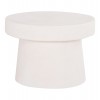 ΤΡΑΠΕΖΙ ΣΑΛΟΝΙΟΥ ΣΤΡΟΓΓΥΛΟ ΣΕΙΡΑ SANTORINI HM18051 MDF ΣΕ ΥΠΟΛΕΥΚΟ ΧΡΩΜΑ Φ60x42,5Υεκ.