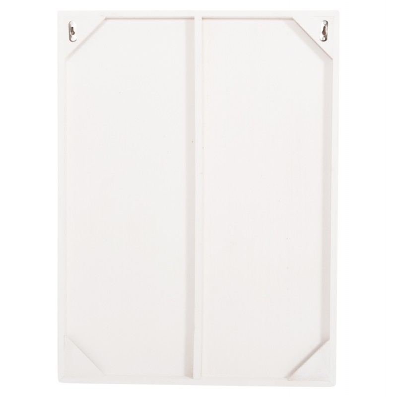 ΠΙΝΑΚΑΣ ΟΡΘΟΓΩΝΙΟΣ ΣΕΙΡΑ SANTORINI HM4523 MDF ΣΕ ΥΠΟΛΕΥΚΟ ΧΡΩΜΑ 60x4(πάχος)x80Υεκ.