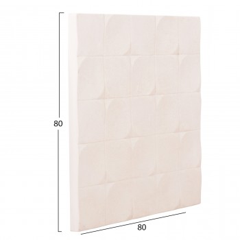 ΠΙΝΑΚΑΣ ΤΕΤΡΑΓΩΝΟΣ ΣΕΙΡΑ SANTORINI HM4516 MDF ΣΕ ΥΠΟΛΕΥΚΟ ΧΡΩΜΑ 80x4,5(πάχος)x80Υεκ.