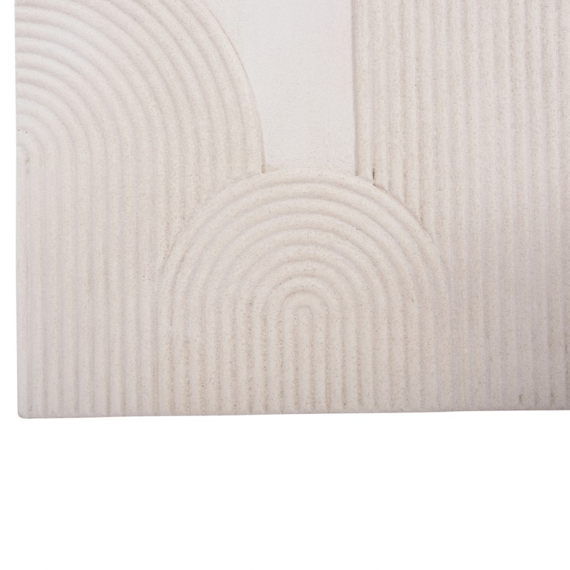 ΠΙΝΑΚΑΣ ΤΕΤΡΑΓΩΝΟΣ ΣΕΙΡΑ SANTORINI HM4517 MDF ΣΕ ΥΠΟΛΕΥΚΟ ΧΡΩΜΑ 80x4,5(πάχος)x80Υεκ.
