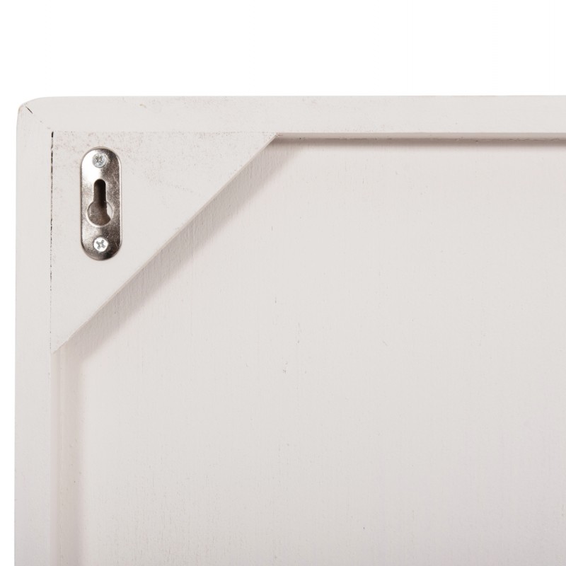 ΠΙΝΑΚΑΣ ΤΕΤΡΑΓΩΝΟΣ ΣΕΙΡΑ SANTORINI HM4517 MDF ΣΕ ΥΠΟΛΕΥΚΟ ΧΡΩΜΑ 80x4,5(πάχος)x80Υεκ.