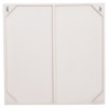 ΠΙΝΑΚΑΣ ΤΕΤΡΑΓΩΝΟΣ ΣΕΙΡΑ SANTORINI HM4517 MDF ΣΕ ΥΠΟΛΕΥΚΟ ΧΡΩΜΑ 80x4,5(πάχος)x80Υεκ.