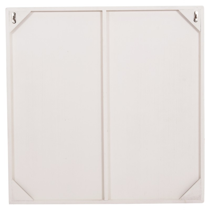 ΠΙΝΑΚΑΣ ΤΕΤΡΑΓΩΝΟΣ ΣΕΙΡΑ SANTORINI HM4517 MDF ΣΕ ΥΠΟΛΕΥΚΟ ΧΡΩΜΑ 80x4,5(πάχος)x80Υεκ.
