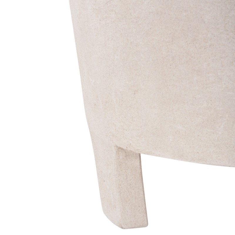 ΤΡΑΠΕΖΙ ΣΑΛΟΝΙΟΥ ΣΕΙΡΑ SANTORINI HM18053 MDF ΣΕ ΥΠΟΛΕΥΚΟ ΧΡΩΜΑ 54x61x40,5Υεκ.