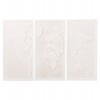 ΠΙΝΑΚΑΣ 3-ΠΤΥΧΟΣ WORLD MAP SANTORINI HM4504 MDF ΣΕ ΥΠΟΛΕΥΚΟ ΧΡΩΜΑ 180x4(πάχος)x120Υεκ.