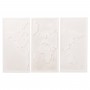 ΠΙΝΑΚΑΣ 3-ΠΤΥΧΟΣ WORLD MAP SANTORINI HM4504 MDF ΣΕ ΥΠΟΛΕΥΚΟ ΧΡΩΜΑ 180x4(πάχος)x120Υεκ.