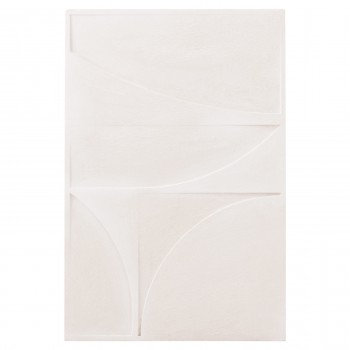 ΠΙΝΑΚΑΣ ΣΕΙΡΑ SANTORINI HM4505 MDF ΣΕ ΥΠΟΛΕΥΚΟ ΧΡΩΜΑ 80x4(πάχος)x120Υεκ.