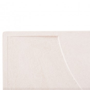 ΠΙΝΑΚΑΣ ΟΡΘΟΓΩΝΙΟΣ ΣΕΙΡΑ SANTORINI HM4509 MDF ΥΠΟΛΕΥΚΟ ΧΡΩΜΑ 60x4(πάχος)x80Υεκ.