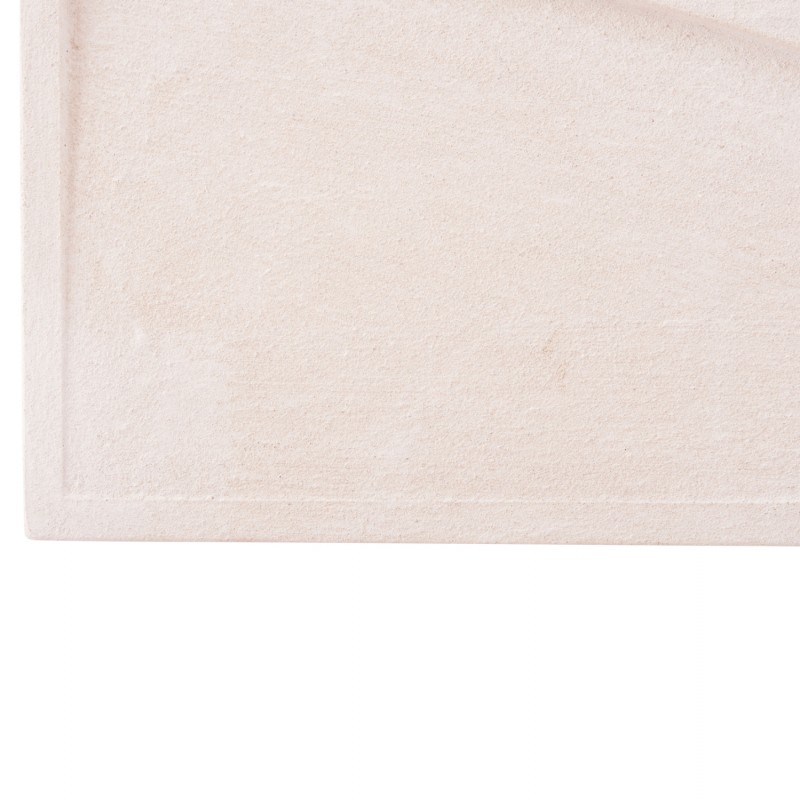 ΠΙΝΑΚΑΣ ΟΡΘΟΓΩΝΙΟΣ ΣΕΙΡΑ SANTORINI HM4510 MDF ΣΕ ΥΠΟΛΕΥΚΟ ΧΡΩΜΑ 60x4(πάχος)x80Υεκ.