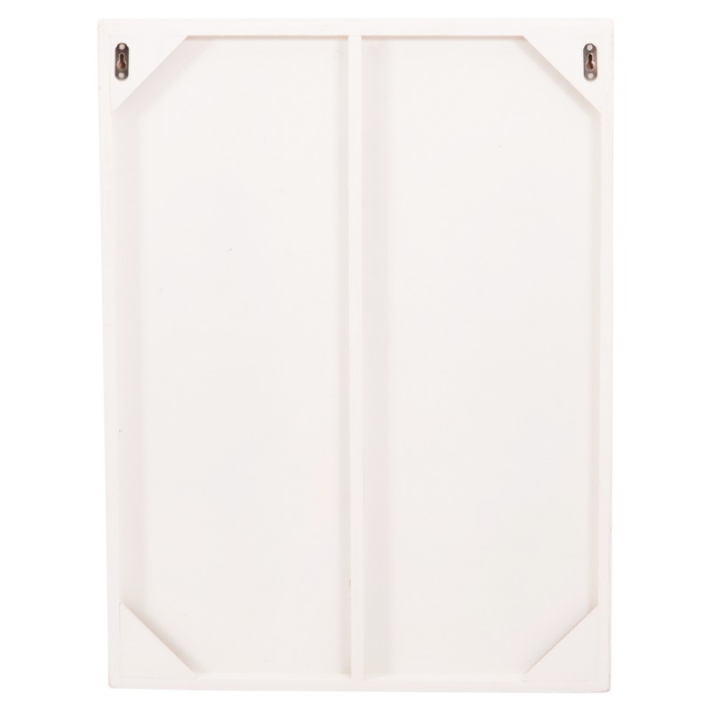 ΠΙΝΑΚΑΣ ΟΡΘΟΓΩΝΙΟΣ ΣΕΙΡΑ SANTORINI HM4510 MDF ΣΕ ΥΠΟΛΕΥΚΟ ΧΡΩΜΑ 60x4(πάχος)x80Υεκ.