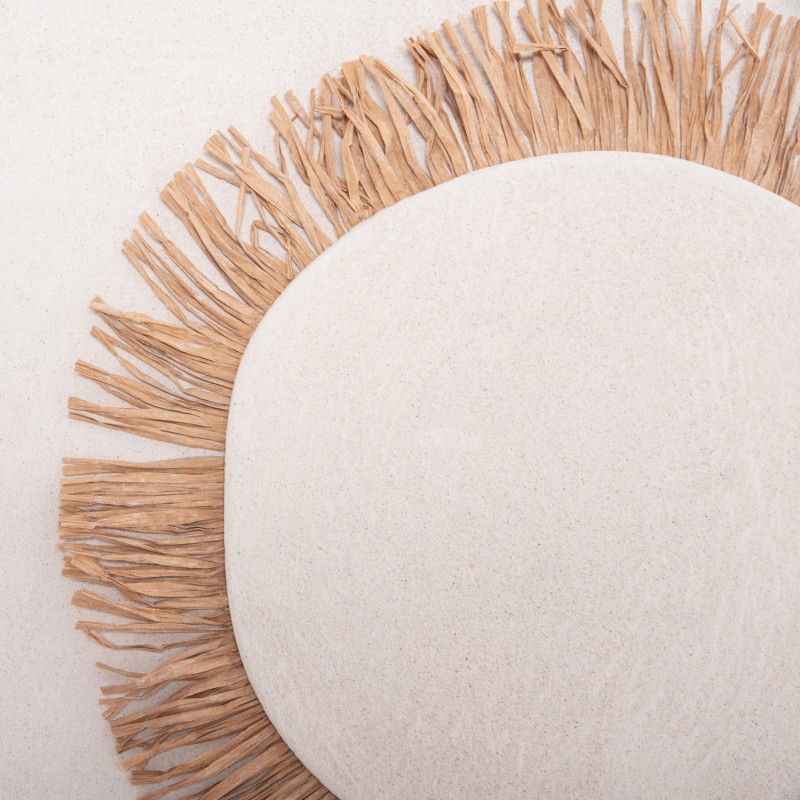 ΠΙΝΑΚΑΣ ΟΡΘΟΓΩΝΙΟΣ ΣΕΙΡΑ SANTORINI HM4531 MDF ΥΠΟΛΕΥΚΟ-ΔΙΑΚΟΣΜΗΣΗ ΜΠΕΖ 80x4,5(πάχος)x120Υεκ.