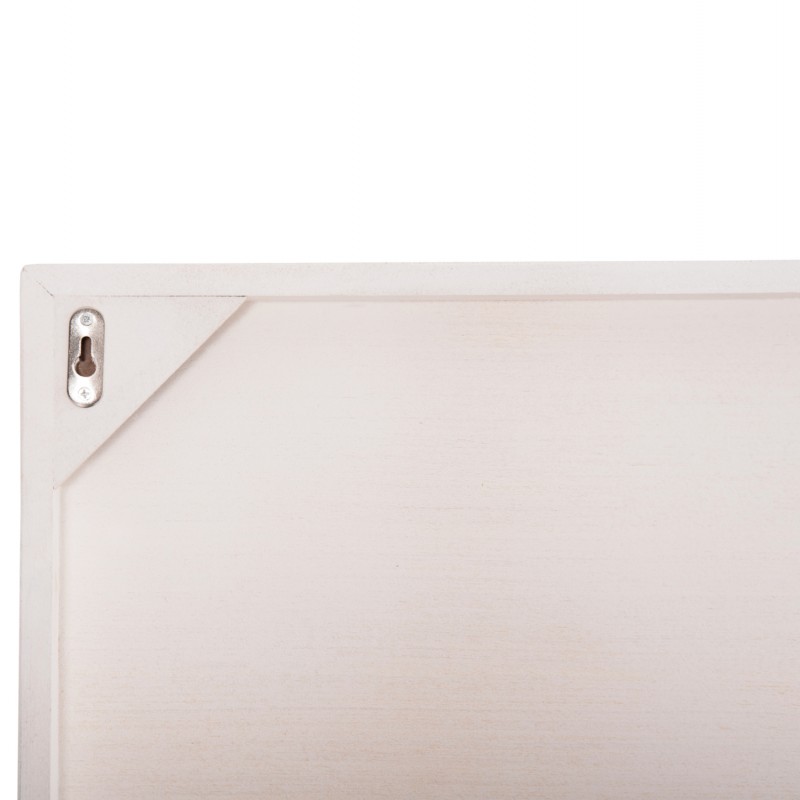 ΠΙΝΑΚΑΣ ΟΡΘΟΓΩΝΙΟΣ ΣΕΙΡΑ SANTORINI HM4531 MDF ΥΠΟΛΕΥΚΟ-ΔΙΑΚΟΣΜΗΣΗ ΜΠΕΖ 80x4,5(πάχος)x120Υεκ.