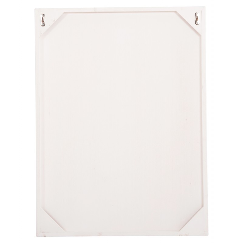 ΠΙΝΑΚΑΣ ΟΡΘΟΓΩΝΙΟΣ ΣΕΙΡΑ SANTORINI HM4533 MDF ΥΠΟΛΕΥΚΟ-ΚΑΦΕ-ΚΡΟΣΙΑ ΜΠΕΖ 60x4,5(πάχος)x80Υεκ