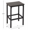 ΣΕΤ ΤΡΑΠΕΖΑΡΙΑ ΜΠΑΡ 5ΤΜΧ BOXY HM9882.13 ΜΑΥΡΟ ΜΕΤΑΛΛΟ-ΜΕΛΑΜΙΝΗ ΜΑΥΡΟ ΜΑΡΜΑΡΟ