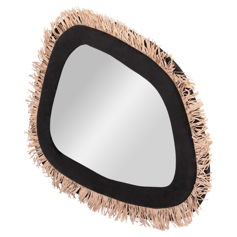 ΚΑΘΡΕΠΤΗΣ ΤΟΙΧΟΥ ΣΕΙΡΑ SANTORINI HM4530 MDF ΜΑΥΡΟ-ΔΙΑΚΟΣΜΗΣΗ ΣΕ ΜΠΕΖ 80x1,8x60Υεκ.