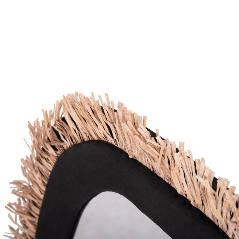 ΚΑΘΡΕΠΤΗΣ ΤΟΙΧΟΥ ΣΕΙΡΑ SANTORINI HM4530 MDF ΜΑΥΡΟ-ΔΙΑΚΟΣΜΗΣΗ ΣΕ ΜΠΕΖ 80x1,8x60Υεκ.