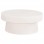 ΤΡΑΠΕΖΙ ΣΑΛΟΝΙΟΥ ΣΤΡΟΓΓΥΛΟ ΣΕΙΡΑ SANTORINI HM18050 MDF ΣΕ ΥΠΟΛΕΥΚΟ ΧΡΩΜΑ Φ80x35Υεκ.