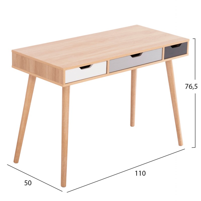 ΤΡΑΠΕΖΙ ΣΑΛΟΝΙΟΥ ΣΕΙΡΑ SANTORINI HM18071 MDF ΣΕ ΥΠΟΛΕΥΚΟ ΧΡΩΜΑ 100x60x45Υεκ.