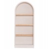ΡΑΦΙΕΡΑ ΣΕΙΡΑ SANTORINI HM18044 MDF ΥΠΟΛΕΥΚΟ-ΡΑΦΙΑ ΞΥΛΟ ΕΛΑΤΟΥ ΦΥΣΙΚΟ 80x38x188,5Υεκ.
