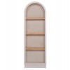 ΡΑΦΙΕΡΑ ΣΕΙΡΑ SANTORINI HM18045 MDF ΥΠΟΛΕΥΚΟ-ΡΑΦΙΑ ΞΥΛΟ ΕΛΑΤΟΥ ΦΥΣΙΚΟ 60x38,5x179Υεκ.