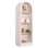 ΡΑΦΙΕΡΑ ΣΕΙΡΑ SANTORINI HM18045 MDF ΥΠΟΛΕΥΚΟ-ΡΑΦΙΑ ΞΥΛΟ ΕΛΑΤΟΥ ΦΥΣΙΚΟ 60x38,5x179Υεκ.