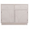 ΜΠΟΥΦΕΣ ΣΕΙΡΑ SANTORINI HM18046 MDF ΣΕ ΥΠΟΛΕΥΚΟ ΧΡΩΜΑ-2 ΣΥΡΤΑΡΙΑ & 2 ΠΟΡΤΕΣ 107x38x82,5Υεκ.