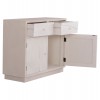 ΜΠΟΥΦΕΣ ΣΕΙΡΑ SANTORINI HM18046 MDF ΣΕ ΥΠΟΛΕΥΚΟ ΧΡΩΜΑ-2 ΣΥΡΤΑΡΙΑ & 2 ΠΟΡΤΕΣ 107x38x82,5Υεκ.
