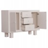 ΜΠΟΥΦΕΣ ΣΕΙΡΑ SANTORINI HM18048 MDF ΣΕ ΥΠΟΛΕΥΚΟ ΧΡΩΜΑ-3 ΣΥΡΤΑΡΙΑ & 2 ΠΟΡΤΕΣ 120x38x80Υεκ.