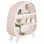ΡΑΦΙΕΡΑ ΣΕΙΡΑ SANTORINI HM18060.01 MDF ΣΕ ΥΠΟΛΕΥΚΟ ΧΡΩΜΑ 120x38x133Υεκ.