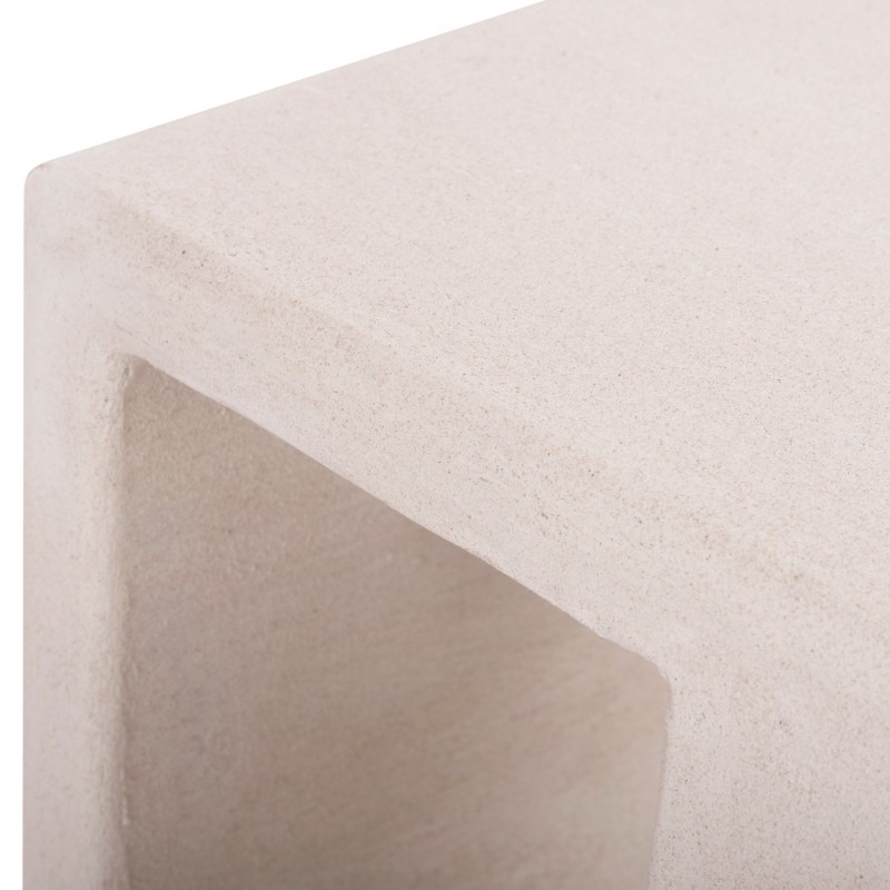 ΤΡΑΠΕΖΙ ΣΑΛΟΝΙΟΥ ΣΕΙΡΑ SANTORINI HM18070 MDF ΣΕ ΥΠΟΛΕΥΚΟ ΧΡΩΜΑ 48x38x48,5Υεκ.
