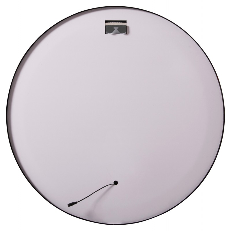 ΚΑΘΡΕΠΤΗΣ ΤΟΙΧΟΥ ΣΤΡΟΓΓΥΛΟΣ ROUNDER HM4503.01 ΑΛΟΥΜΙΝΙΟ ΣΕ ΜΑΥΡΟ-ΦΩΤΙΣΜΟΣ LED Φ80εκ.