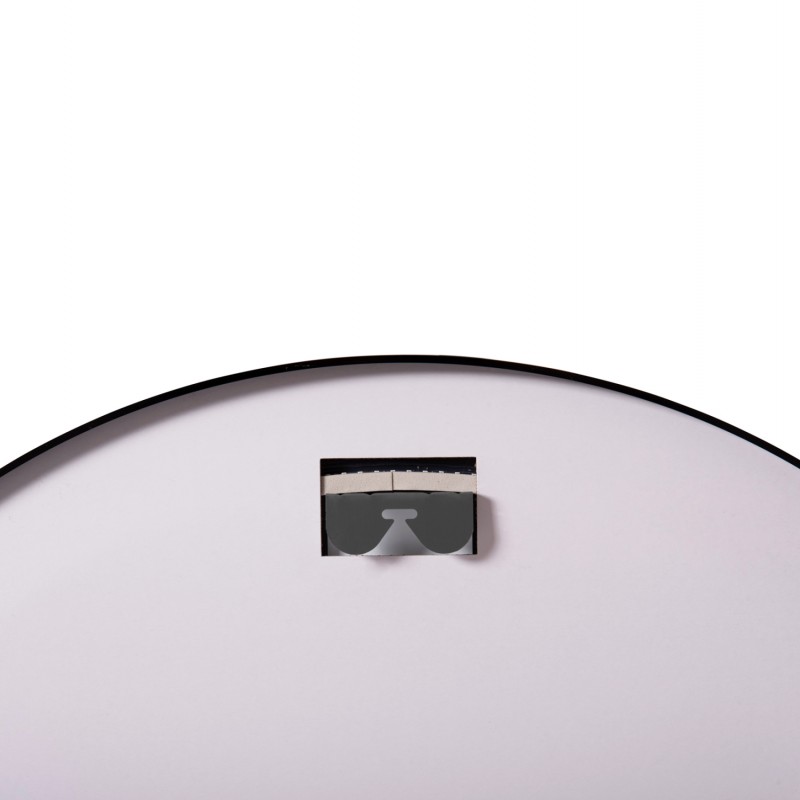 ΚΑΘΡΕΠΤΗΣ ΤΟΙΧΟΥ ΣΤΡΟΓΓΥΛΟΣ ROUNDER HM4503.01 ΑΛΟΥΜΙΝΙΟ ΣΕ ΜΑΥΡΟ-ΦΩΤΙΣΜΟΣ LED Φ80εκ.