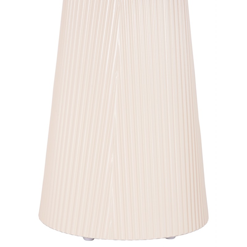 ΤΡΑΠΕΖΑΚΙ ΒΟΗΘΗΤΙΚΟ DENTON HM18023.02 MDF TOP ΦΥΣΙΚΟ ΞΥΛΟΥ-ΒΑΣΗ ΛΕΥΚΗ Φ45x51,5Υεκ.
