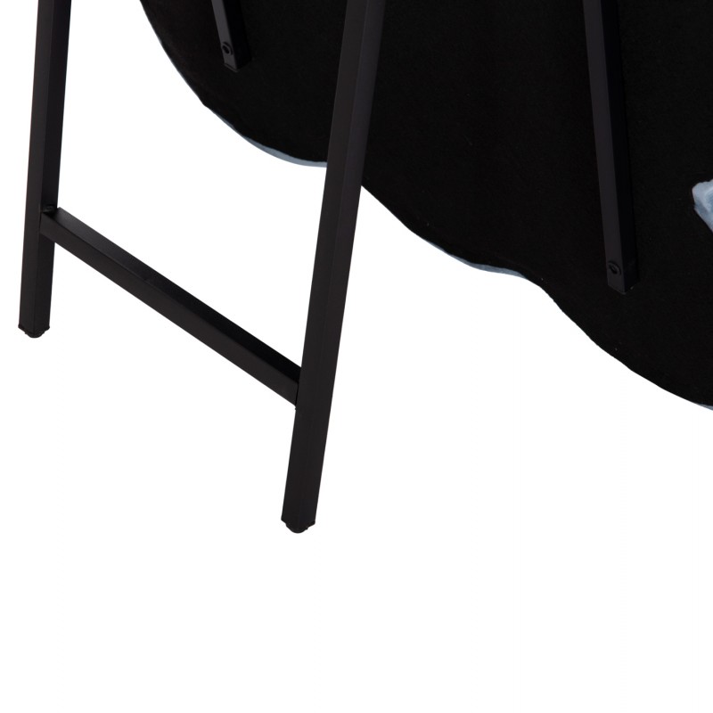 ΠΑΙΔΙΚΟΣ ΚΑΘΡΕΦΤΗΣ ΔΑΠΕΔΟΥ BUNNY HM4489.02 MDF ΡΟΖ & ΜΠΛΕ-ΜΑΥΡΟ STAND 80x162Υεκ.