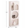 ΡΑΦΙΕΡΑ ΤΟΙΧΟΥ ΣΕΙΡΑ SANTORINI HM18069 MDF ΣΕ ΥΠΟΛΕΥΚΟ ΧΡΩΜΑ 47,5x18x120Υεκ.