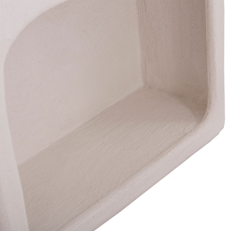 ΡΑΦΙΕΡΑ ΤΟΙΧΟΥ ΣΕΙΡΑ SANTORINI HM18069 MDF ΣΕ ΥΠΟΛΕΥΚΟ ΧΡΩΜΑ 47,5x18x120Υεκ.