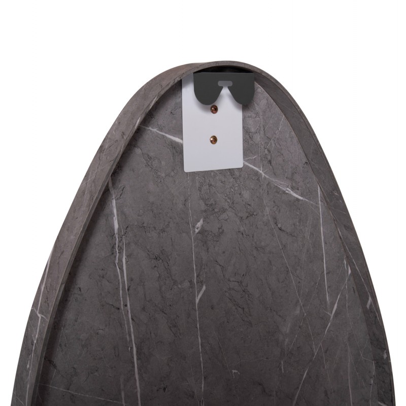 ΚΑΘΡΕΠΤΗΣ ΤΟΙΧΟΥ DROP HM4488.02 ΜΕ ΠΛΑΙΣΙΟ MDF ΣΕ ΧΡΩΜΑΤΙΣΜΟ GREY MARBLE 50x80Υεκ.