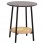 ΒΟΗΘΗΤΙΚΟ ΤΡΑΠΕΖAKI SEWELL HM18034 MDF ΣΕ ZEBRANO-ΜΕΤΑΛΛΙΚΑ ΠΟΔΙΑ-WICKER Φ45x55Υεκ