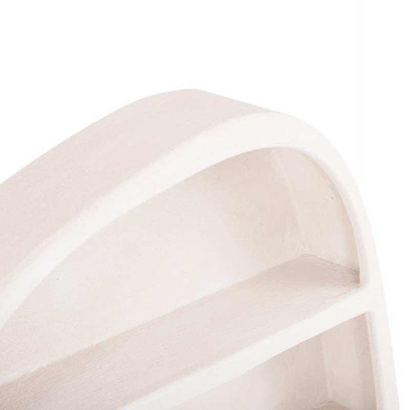 ΡΑΦΙ ΤΟΙΧΟΥ ΣΕΙΡΑ SANTORINI HM18058 MDF ΣΕ ΥΠΟΛΕΥΚΟ ΧΡΩΜΑ 95x18x100Υεκ.