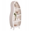 ΡΑΦΙΕΡΑ ΣΕΙΡΑ SANTORINI HM18067 MDF ΣΕ ΥΠΟΛΕΥΚΟ ΧΡΩΜΑ 80x38x196Υεκ.
