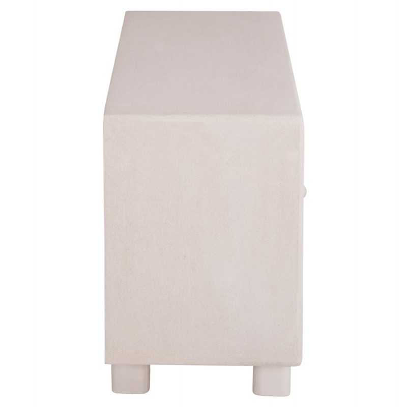 ΜΠΟΥΦΕΣ ΣΕΙΡΑ SANTORINI HM18068 MDF ΣΕ ΥΠΟΛΕΥΚΟ ΧΡΩΜΑ-3 ΠΟΡΤΕΣ 140x38x64Υεκ.